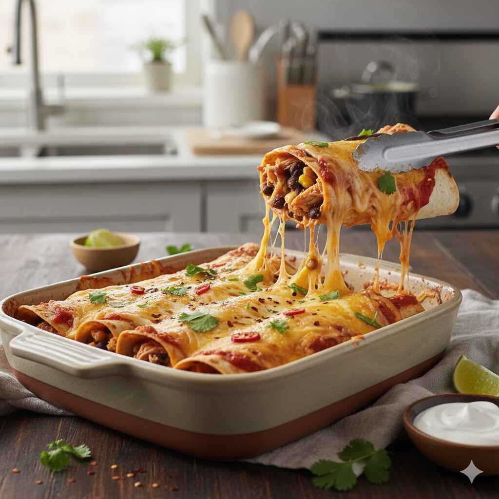 Wraps gratinés au four ultra rapides