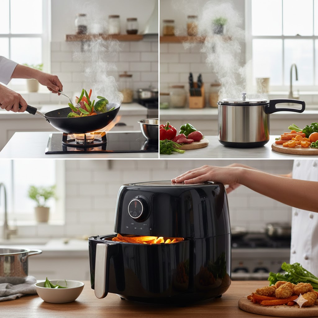Cuisson rapide à la poêle pour un repas prêt en moins de 30 minutes