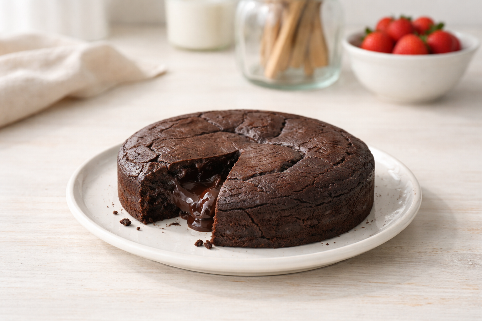 Fondant au chocolat express