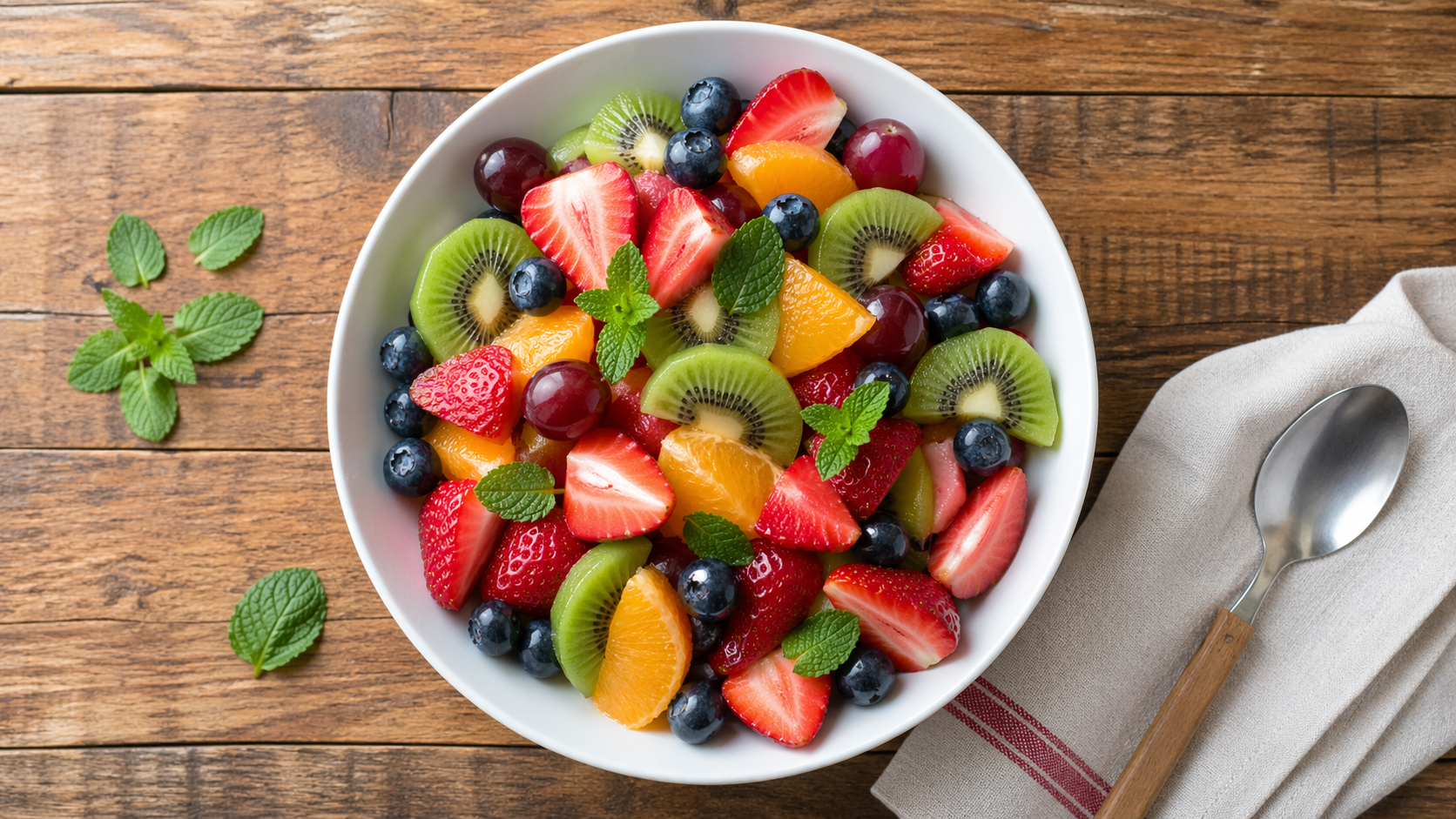 Salade de fruits facile  Recette Fraîche et Rapide