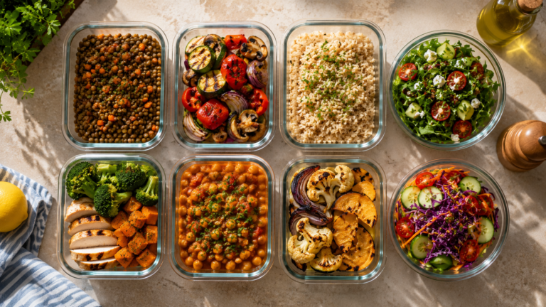 Meal prep hebdomadaire Al-Tayyibat : préparation de repas sains pour la semaine